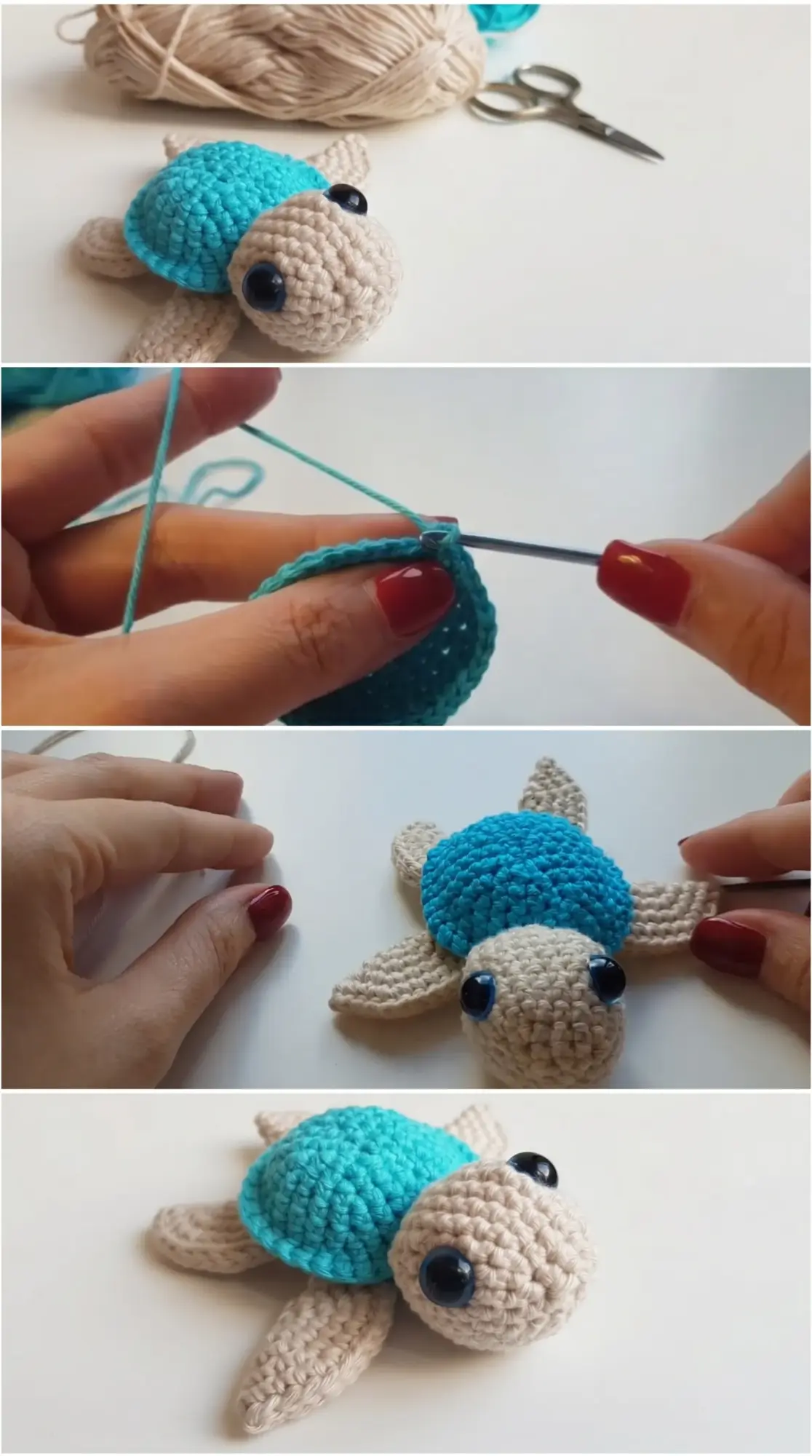 Crochet Sea Turtle: A Charming Amigurumi Companion pattern