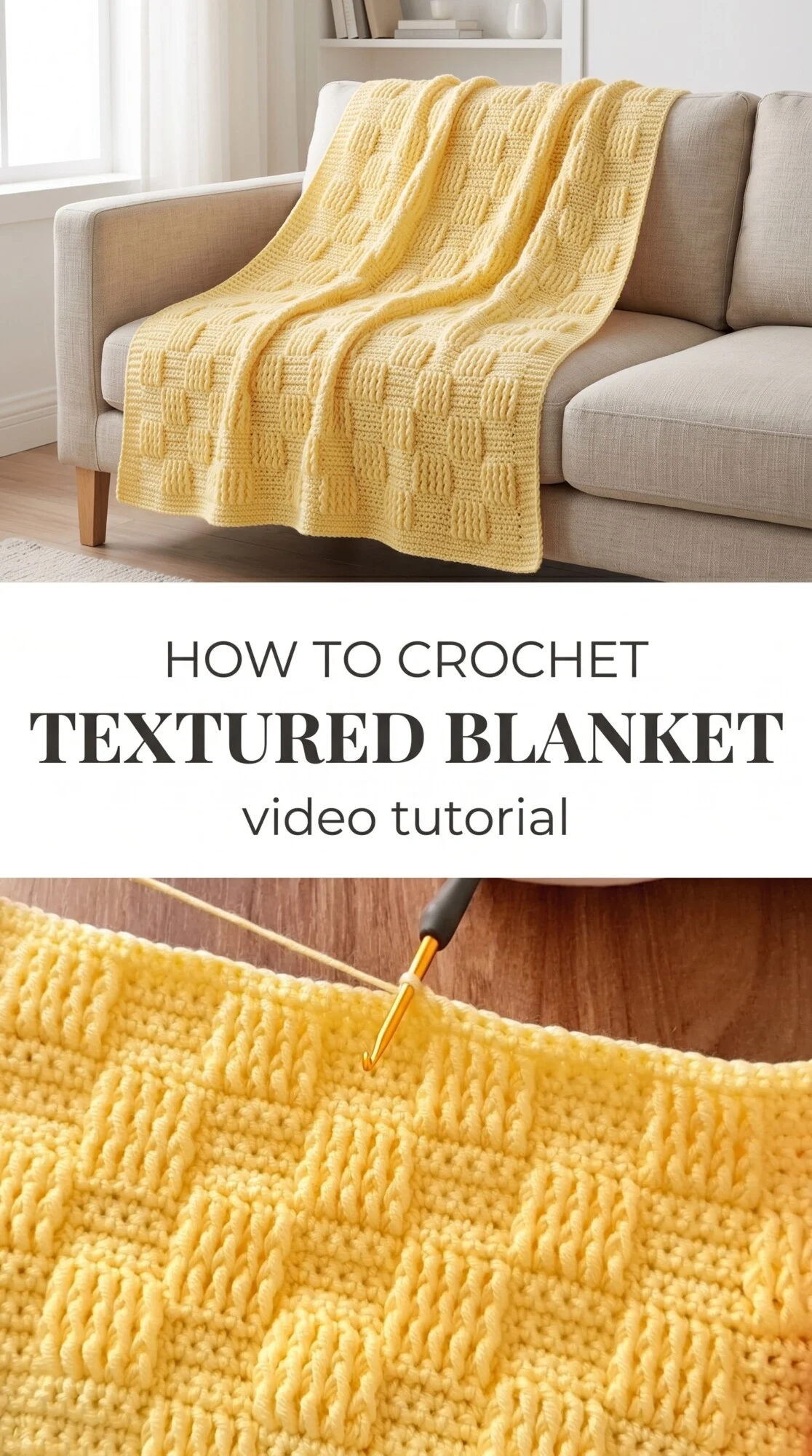 Crochet Textured Blanket: A Beautiful Handmade Masterpiece