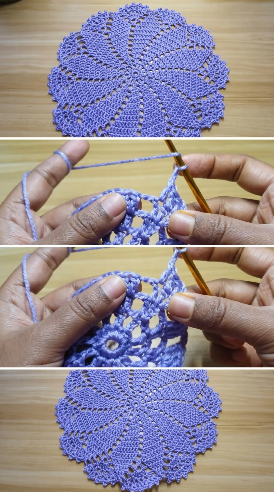 Crochet Thaposh Doily: A Delicate Handcrafted Treasure pattern