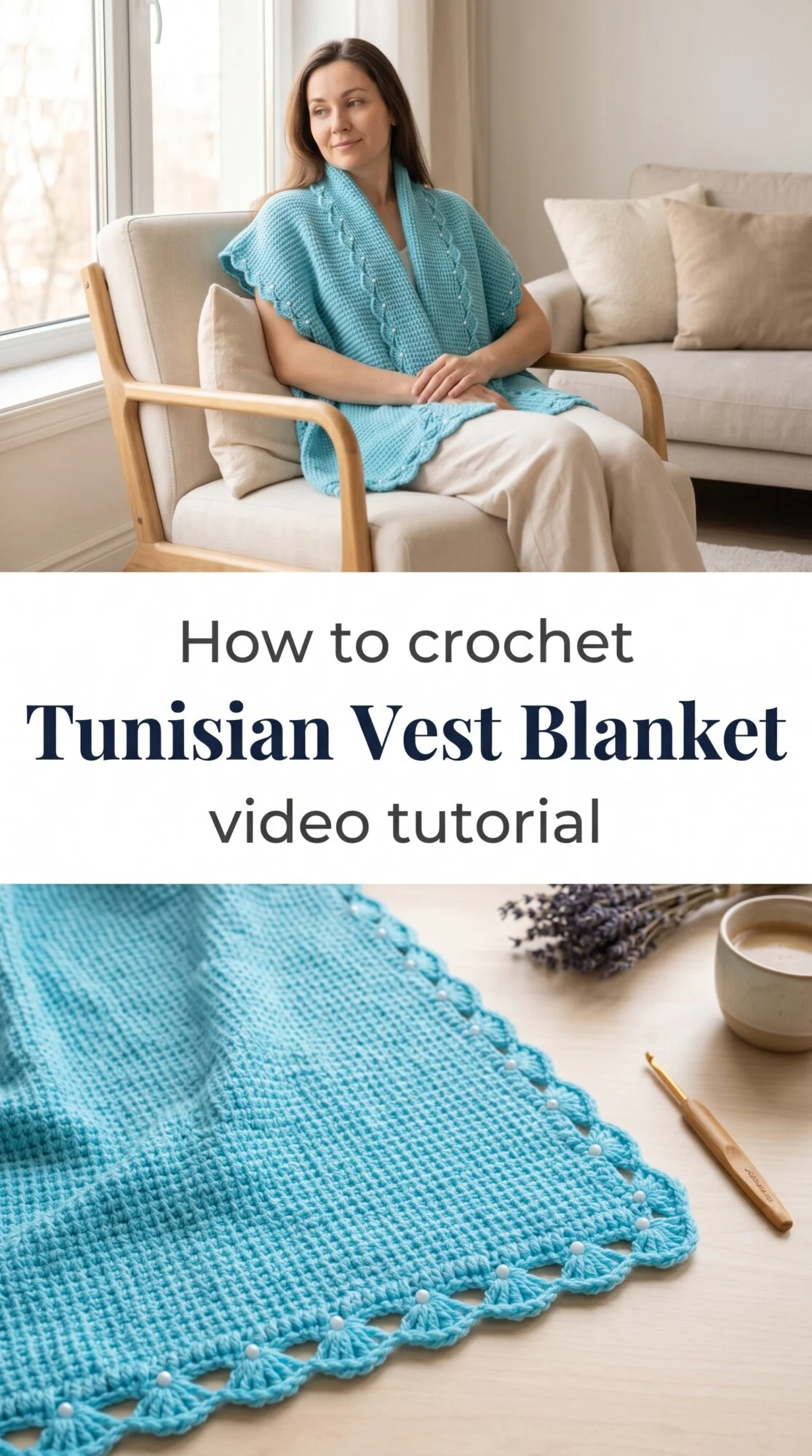 Crochet Tunisian Vest Blanket: A Versatile Handmade Treasure