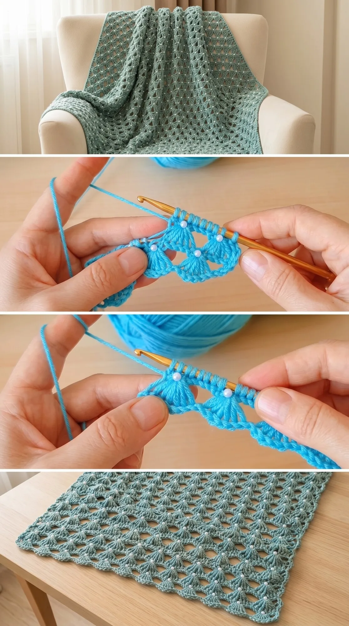 Crochet Tunisian Vest Blanket: A Versatile Handmade Treasure pattern