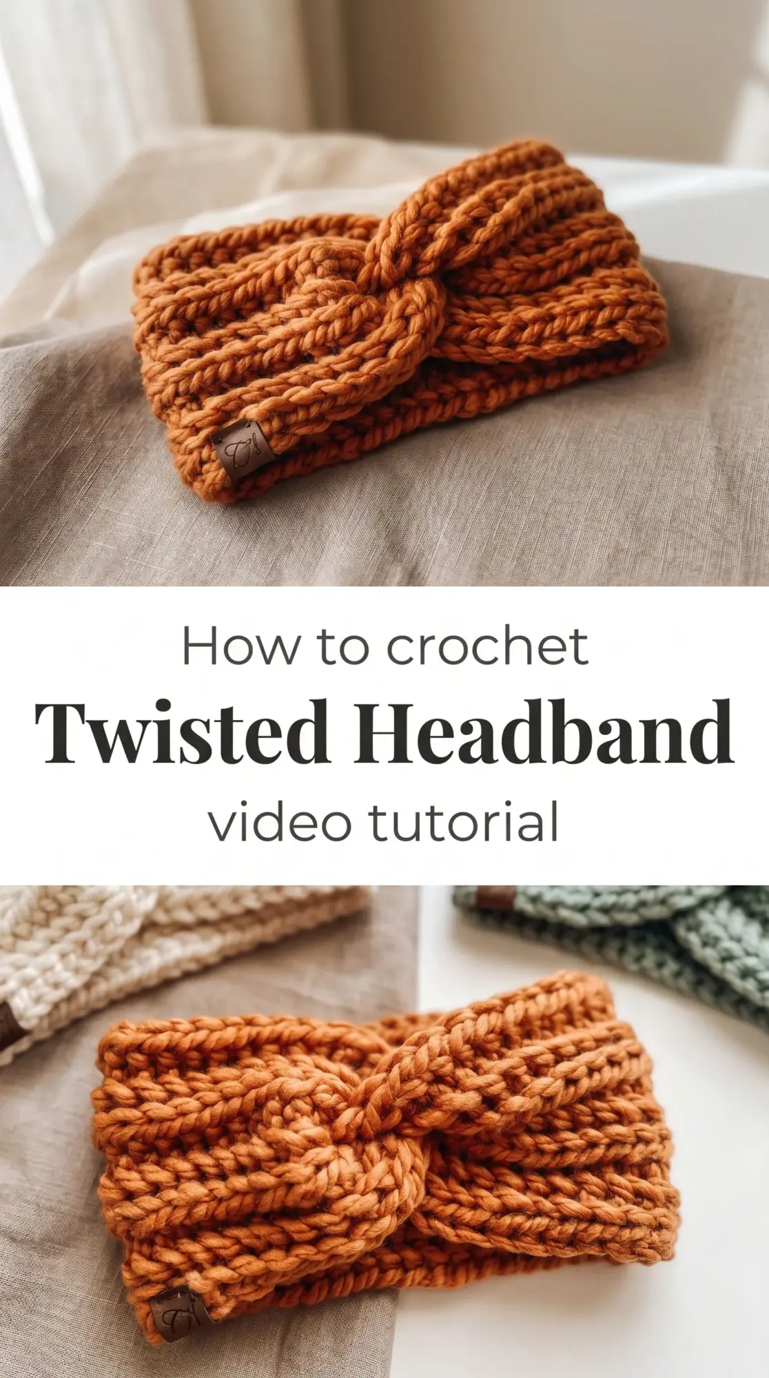 Crochet Twisted Headband: A Quick and Stylish Accessory