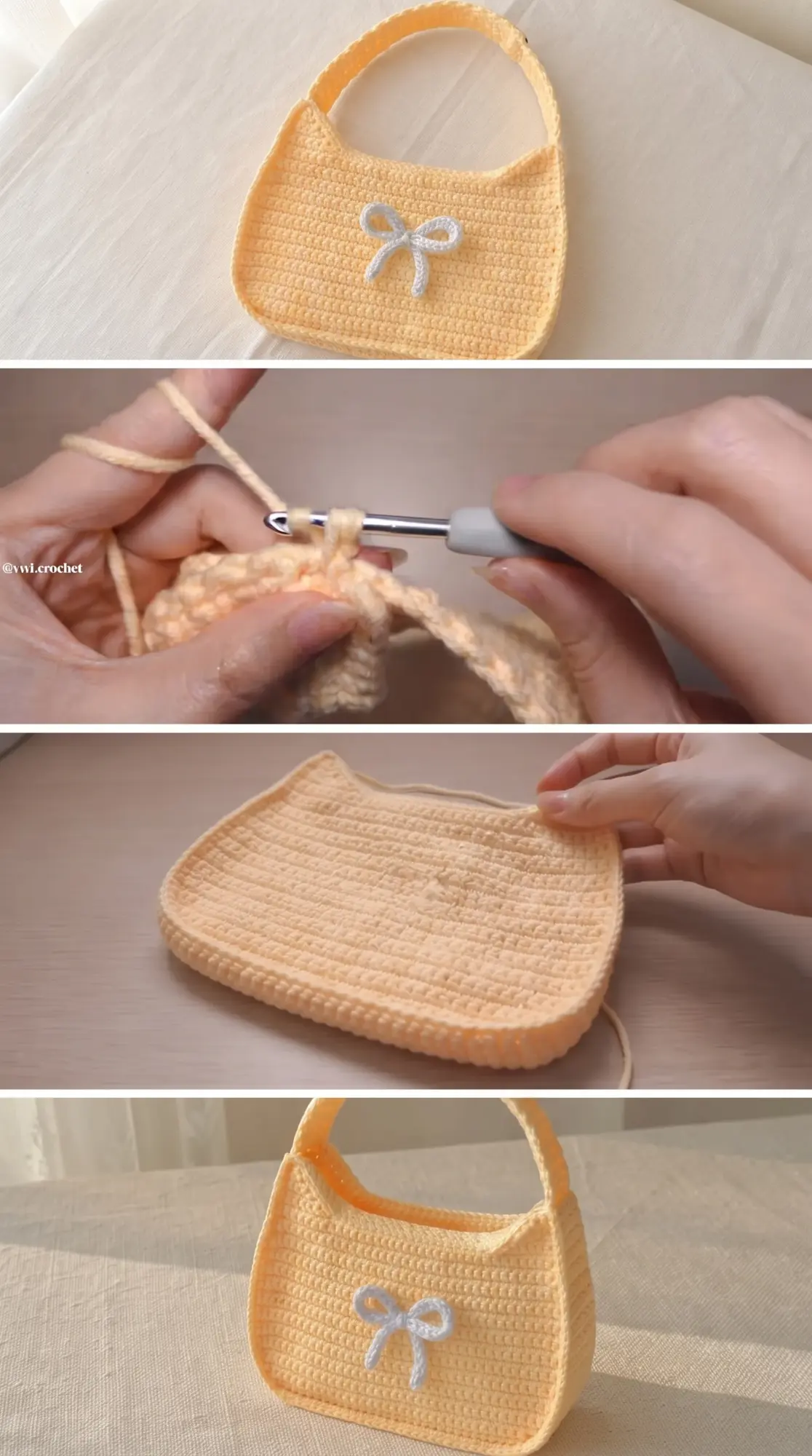 Crochet Mini Handbag: A Sweet and Charming Accessory pattern