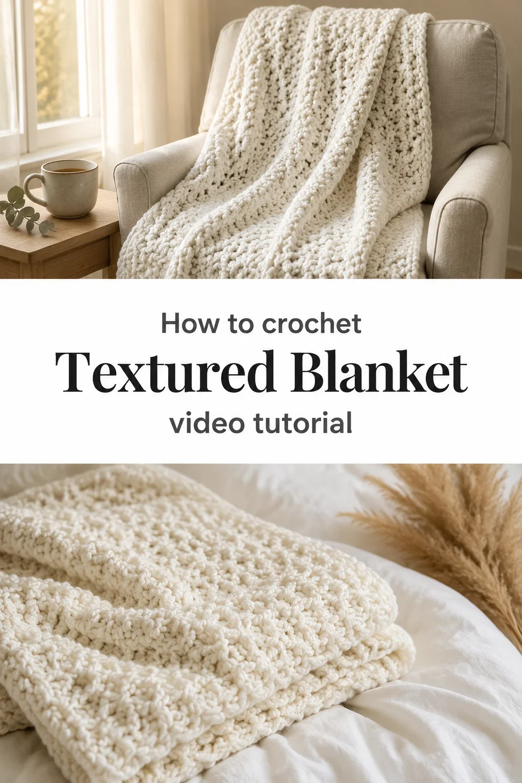 Crochet Textured Blanket: A Timeless Handmade Classic